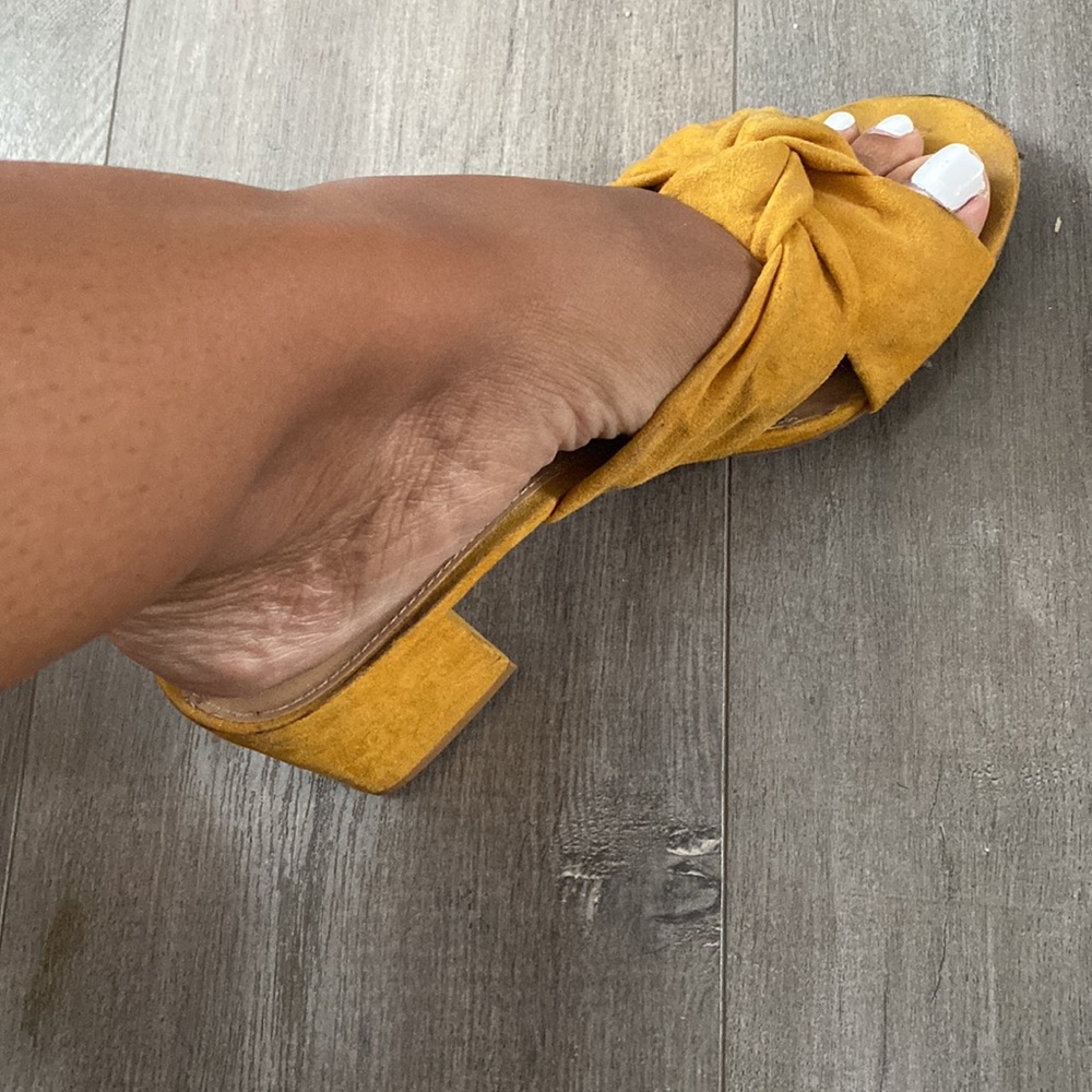 Womens Old Navy Yellow Sandals